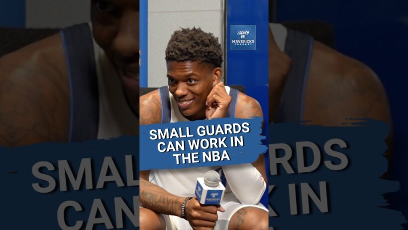 Dallas Mavericks new guard Marcus Sasser believes that small guards can work in the NBA