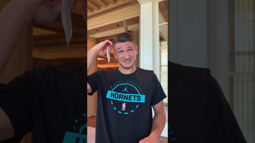 stay til the end to unlock grayson's new hidden talent #challenge #charlottehornets