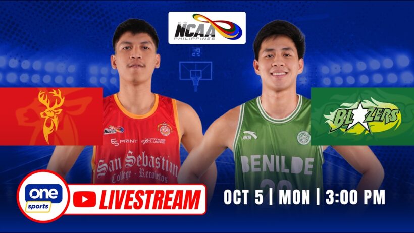 LIVE: SAN SEBASTIAN vs BENILDE | NCAA SEASON 102 MEN’S BASKETBALL | OCT 5, 2026