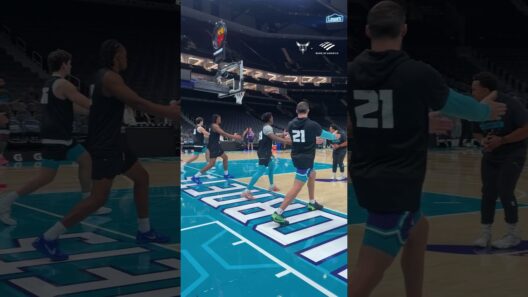 back at the hive tonight 🐝 #hivementality #charlottehornets