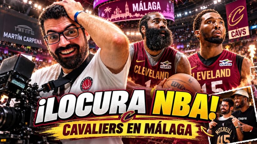 ¡La LOCURA de los CLEVELAND CAVALIERS en MÁLAGA! VLOG