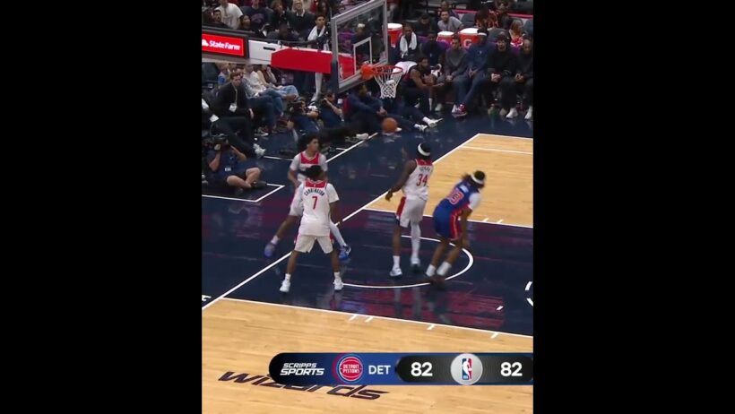 Detroit Pistons 11-0 Run  l  Pistons at Wizards  l 10.10.26