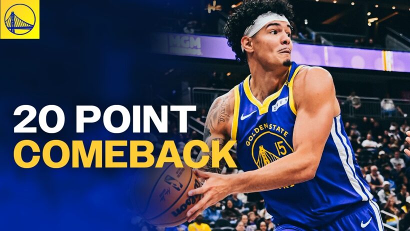 Golden State Warriors Overcome 20-Point Deficit to Beat Lakers in Preseason Win
