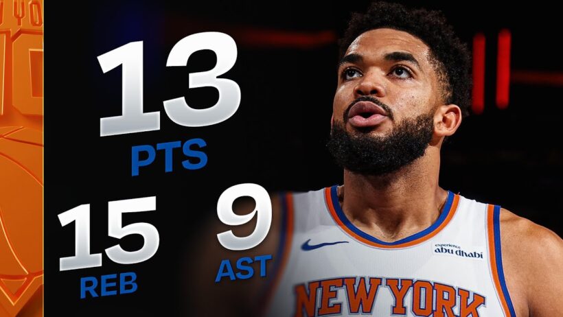 Karl-Anthony Towns Flirts With a Triple-Double in All-Around Performance | October 15, 2026