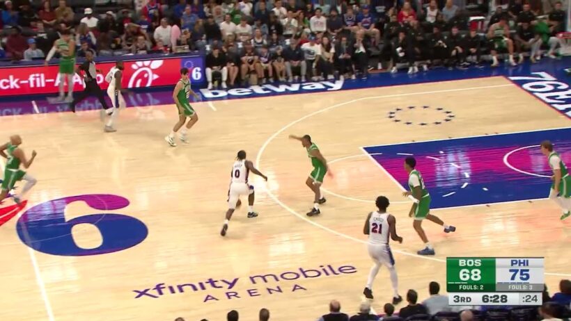 The Boston Celtics finish preseason 4-0 after beating the 76ers 125-120 in OT | Extended Highlights