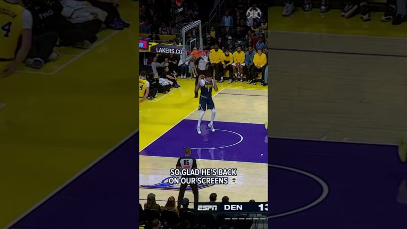 oops he did it again  #nba #basketball #denvernuggets