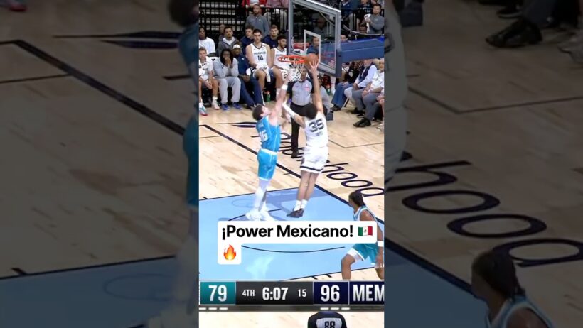 ¡KARIM López convierte su primera canasta de la noche! 🏀💪🇲🇽