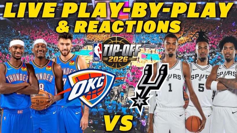 Oklahoma City Thunder vs San Antonio Spurs | Live Play-By-Play & Reactions