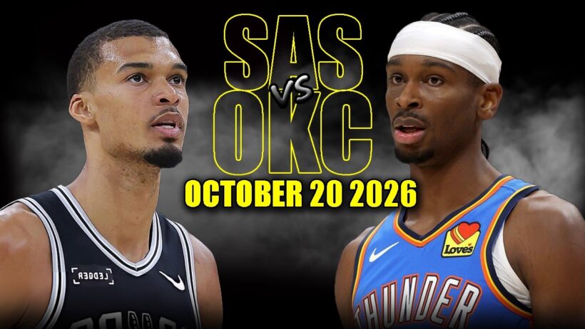 San Antonio Spurs vs Oklahoma City Thunder Full Game Highlights - October 20, 2026 | NBA Season