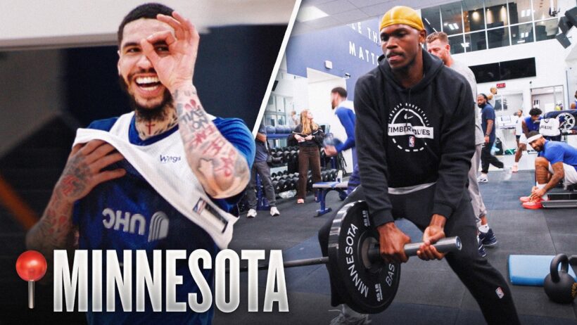 A Look Inside Timberwolves Practice With Ant & LaMelo 👀