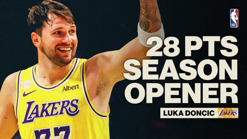 Luka Dončić Drops 28 Points vs Golden State Warriors Highlights 26/27
