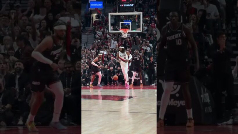 Rob Lob ‼️ #trailblazers