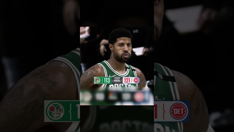 Paul George & the Celtics CHOKED it 🥀