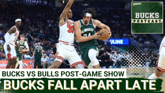 BUCKS POSTCAST: Bucks STUMBLE Late AGAIN | Bulls SPOIL Milwaukee's Home Opener!