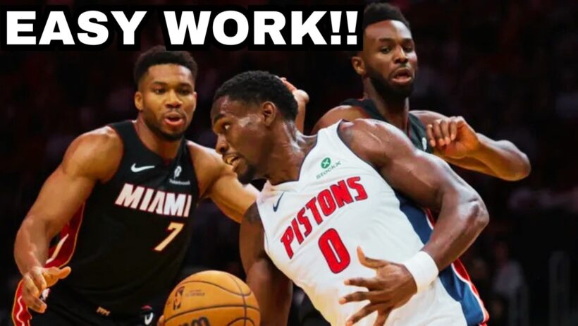 GIANNIS' HEAT GOT DOWSED! PISTONS VS HEAT!!!