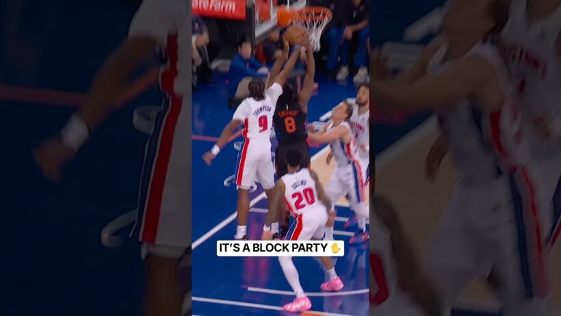 The Pistons are playing suffocating defense 😤