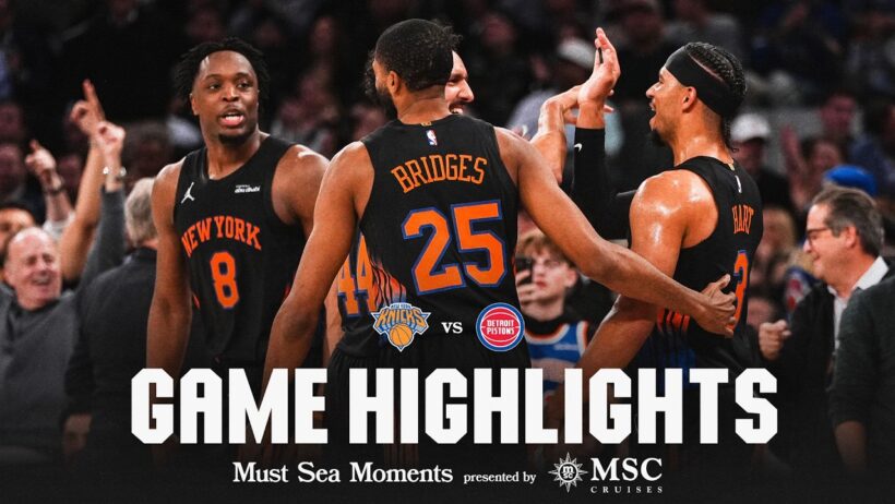 New York Knicks Defeat the Detroit Pistons | October 27, 2026